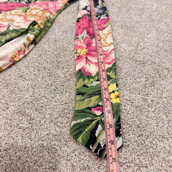 Vintage Betsey Johnson 80s/Early 90s "Punk Label" Floral Bodysuit - Picture 8 of 9